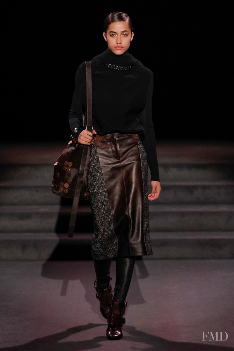 Alanna Arrington featured in  the Tom Ford fashion show for Autumn/Winter 2016
