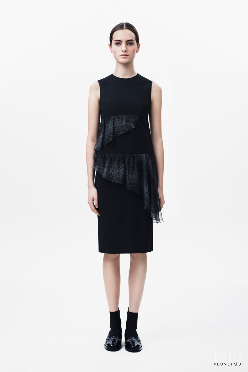 Georgia Taylor featured in  the Christopher Kane fashion show for Pre-Fall 2014