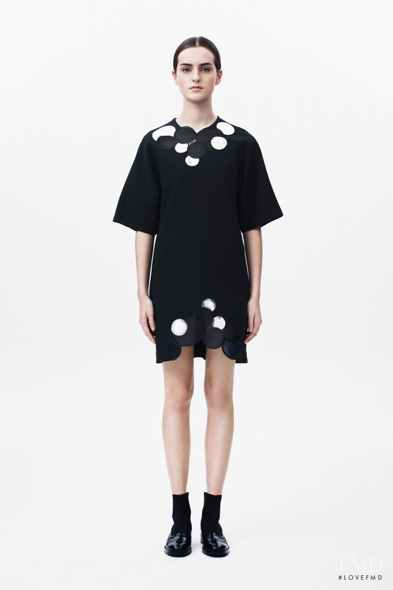 Georgia Taylor featured in  the Christopher Kane fashion show for Pre-Fall 2014