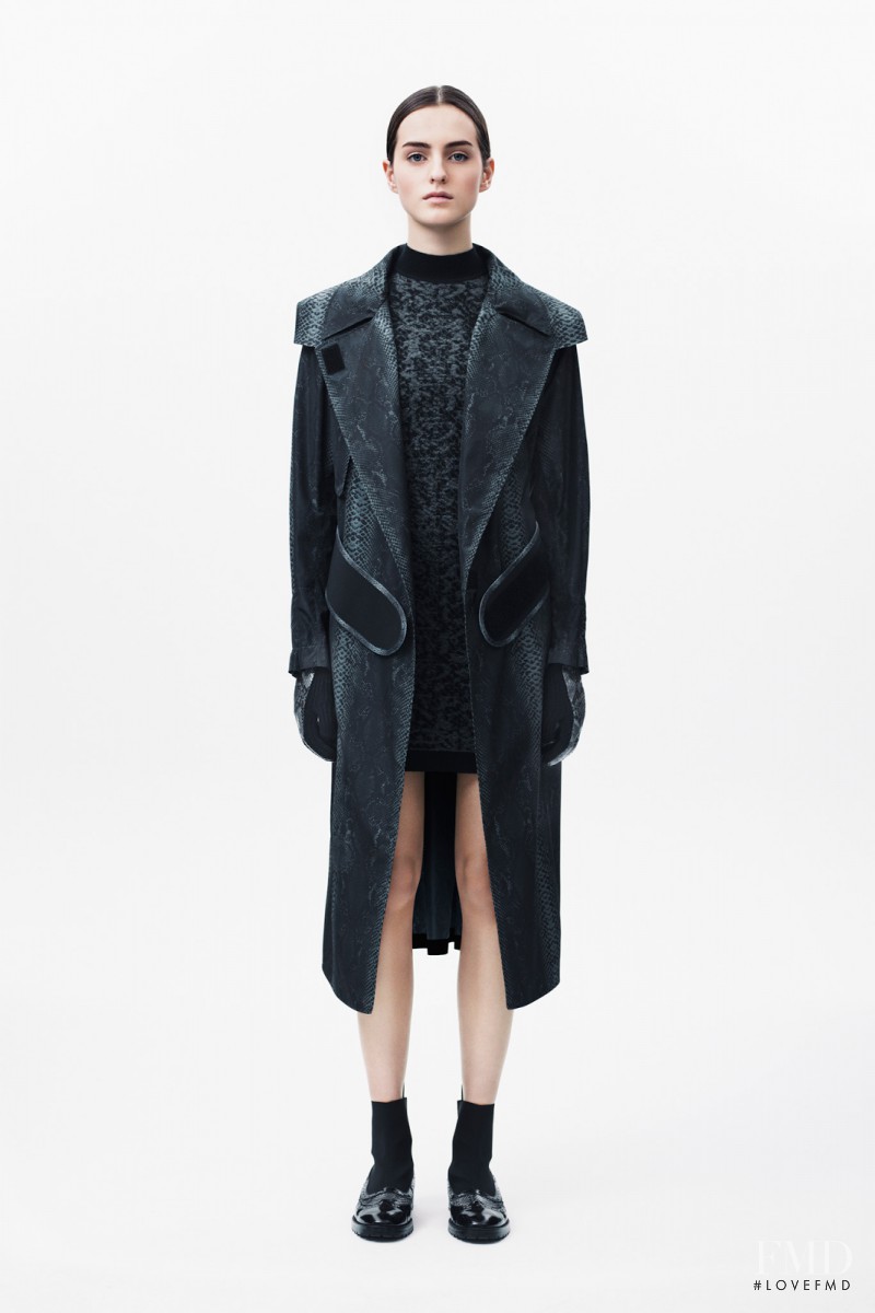 Georgia Taylor featured in  the Christopher Kane fashion show for Pre-Fall 2014