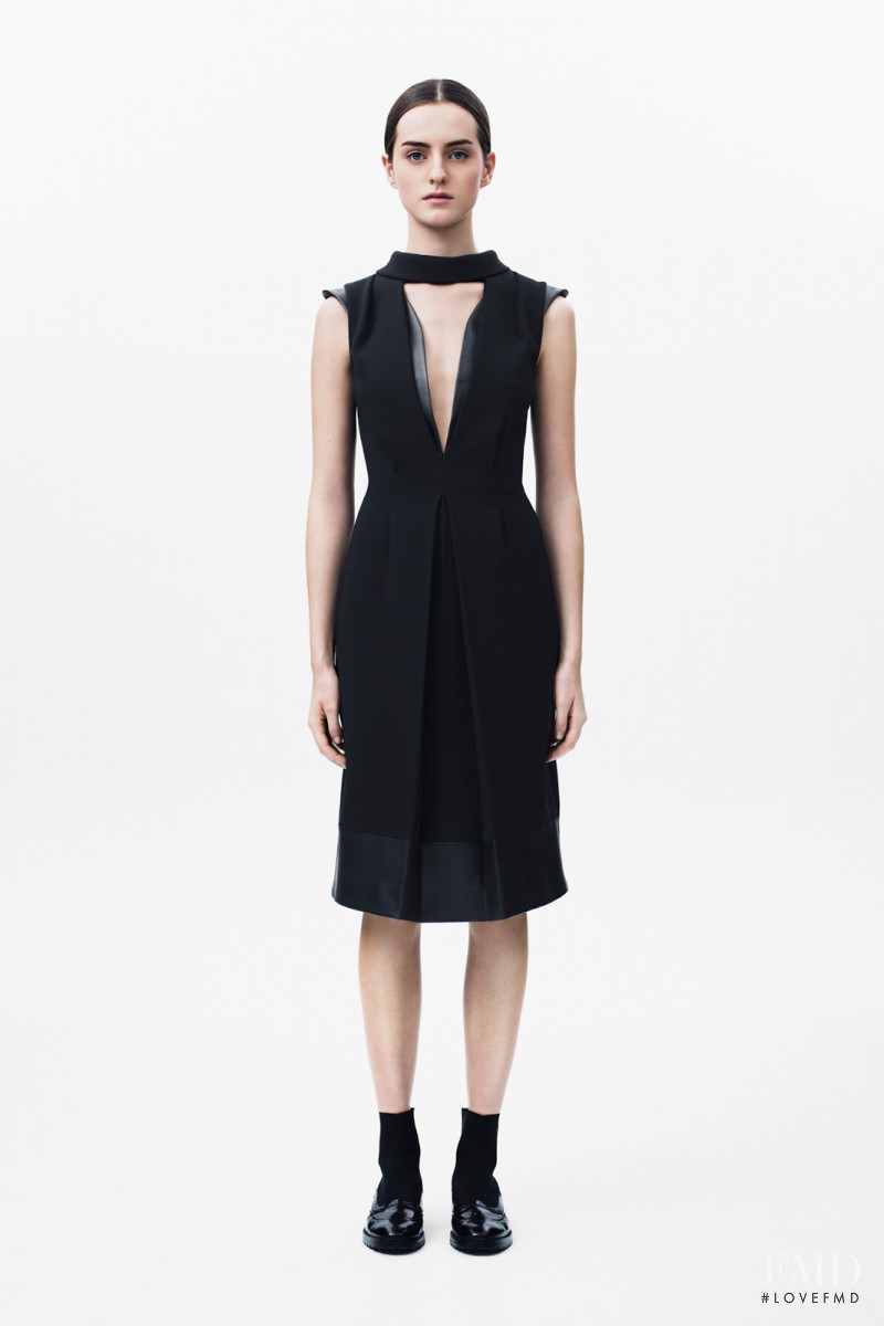 Georgia Taylor featured in  the Christopher Kane fashion show for Pre-Fall 2014