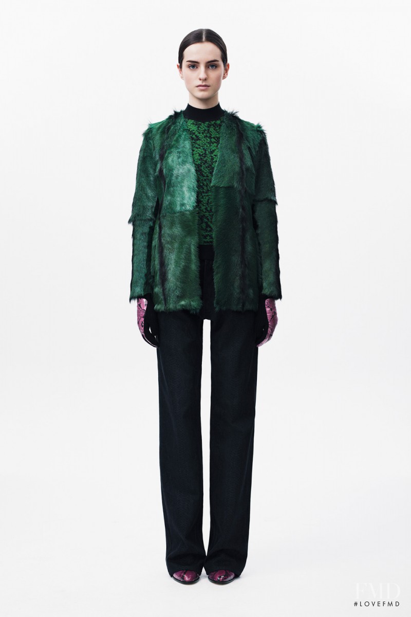 Georgia Taylor featured in  the Christopher Kane fashion show for Pre-Fall 2014