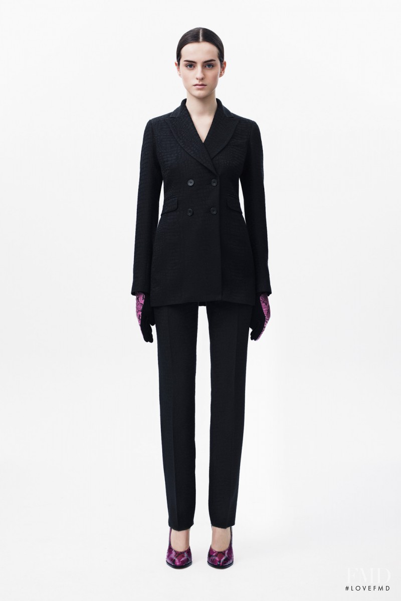 Georgia Taylor featured in  the Christopher Kane fashion show for Pre-Fall 2014