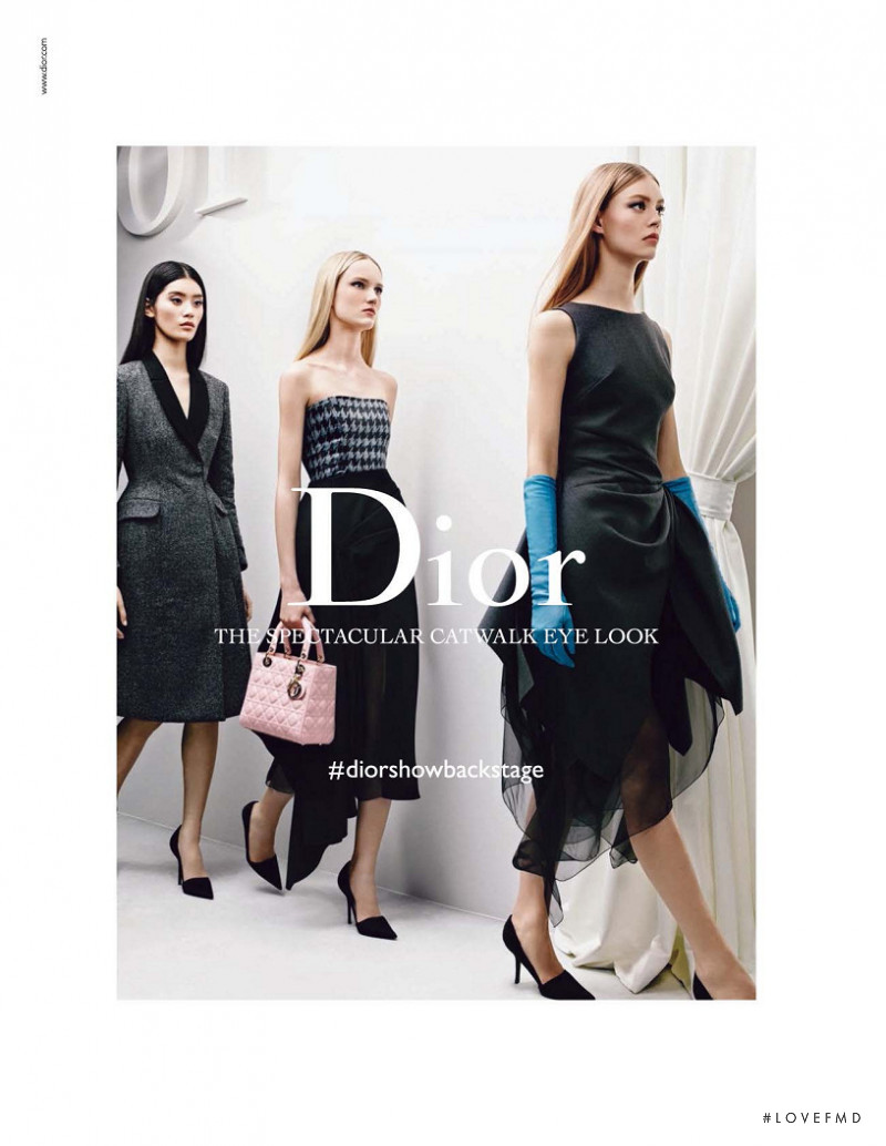 Ming Xi featured in  the Dior Beauty Diorshow advertisement for Spring 2015
