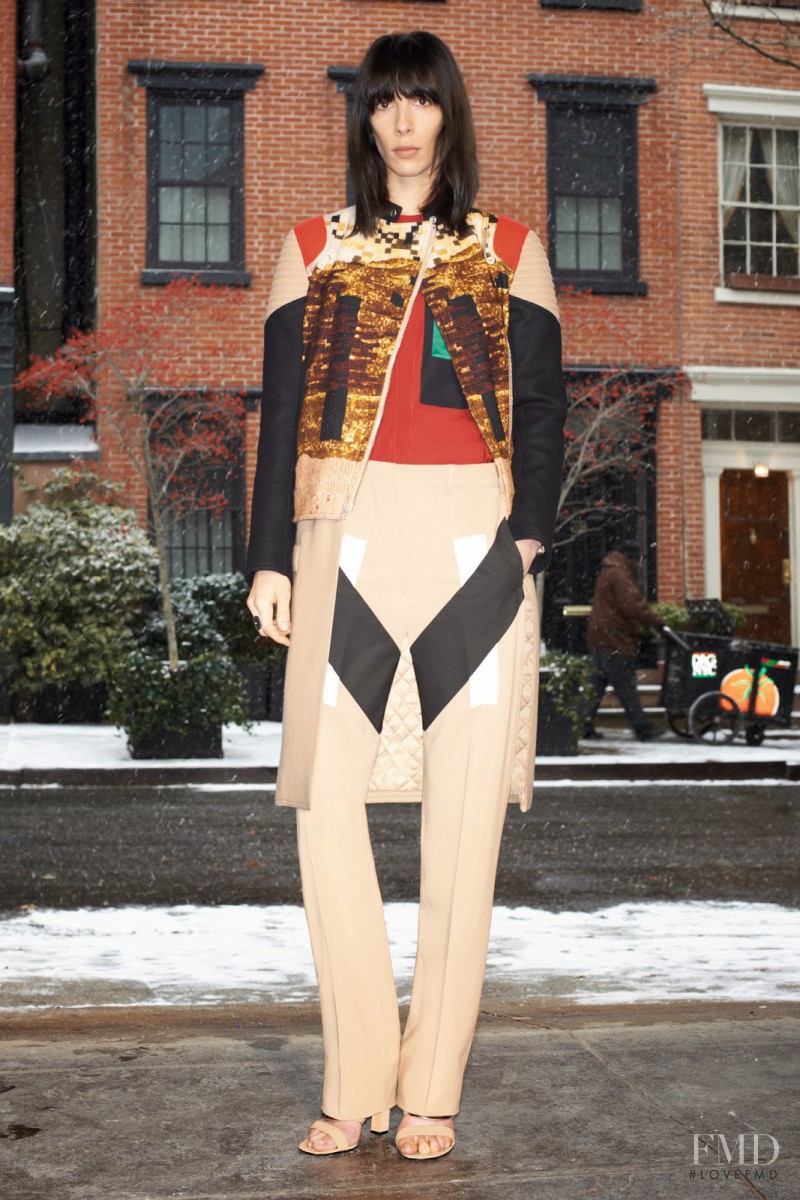 Jamie Bochert featured in  the Givenchy fashion show for Pre-Fall 2014