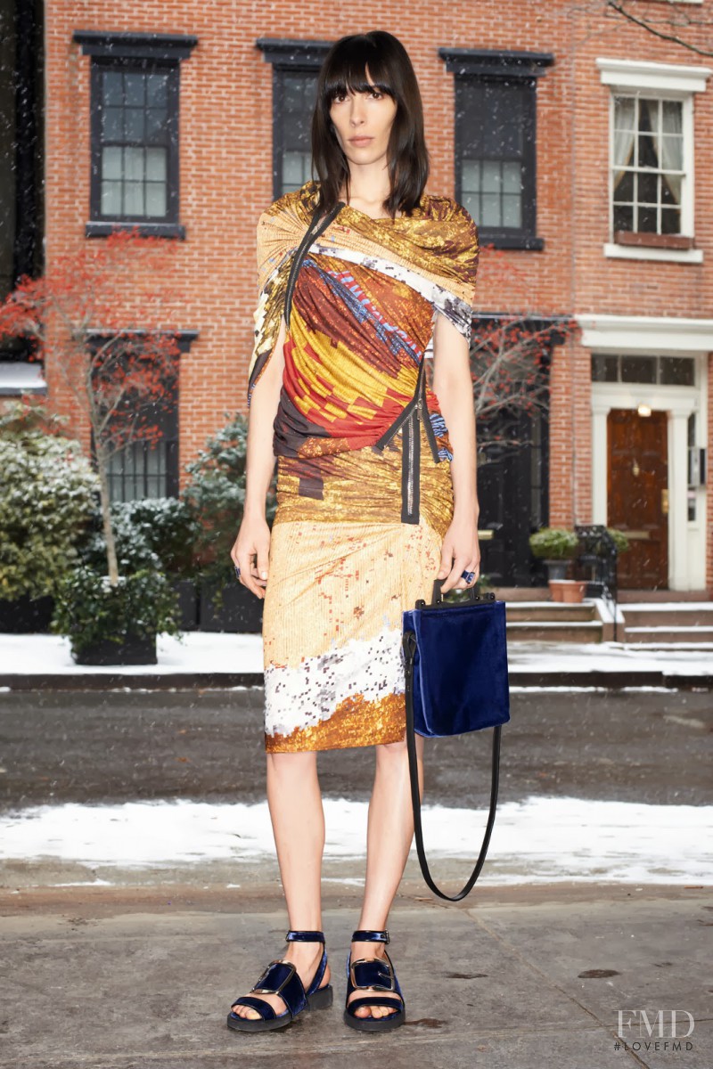 Jamie Bochert featured in  the Givenchy fashion show for Pre-Fall 2014