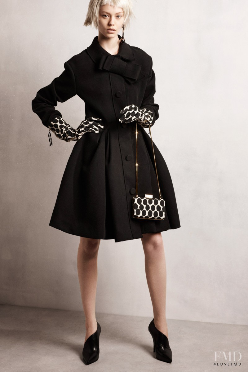 Ondria Hardin featured in  the Lanvin fashion show for Pre-Fall 2014