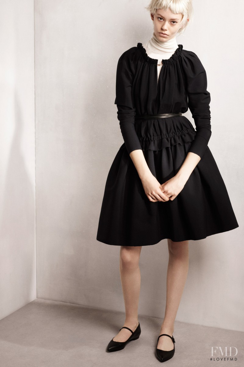 Ondria Hardin featured in  the Lanvin fashion show for Pre-Fall 2014