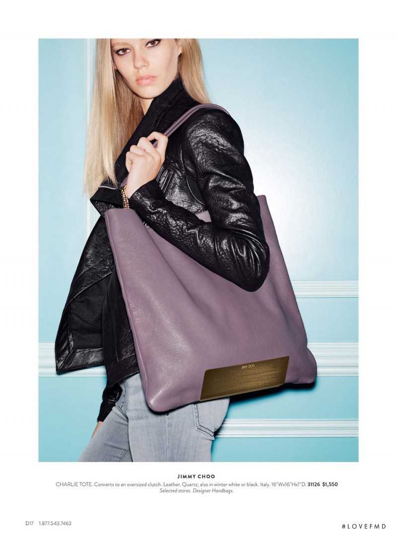 Ondria Hardin featured in  the Nordstrom catalogue for Fall 2014