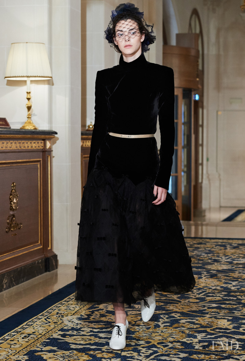 Vittoria Ceretti featured in  the Chanel fashion show for Pre-Fall 2017
