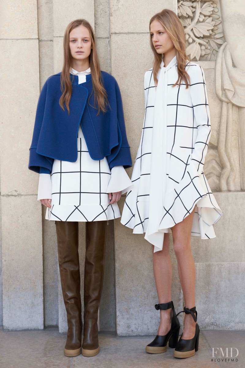Elisabeth Erm featured in  the Chloe fashion show for Pre-Fall 2014