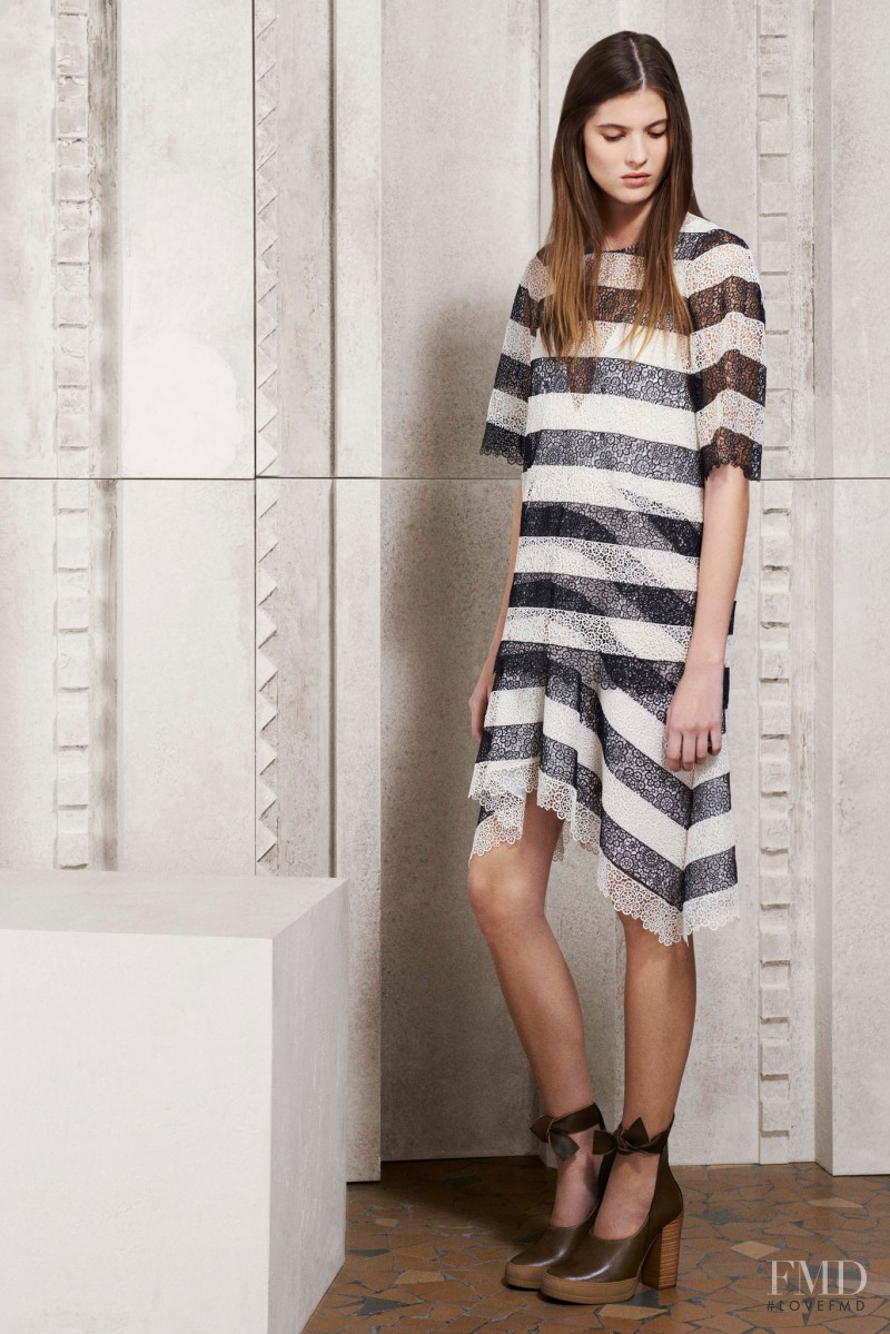 Estee Rammant featured in  the Chloe fashion show for Pre-Fall 2014