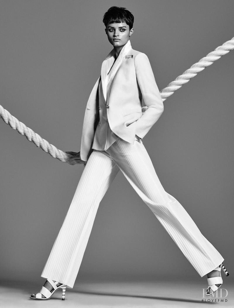 Isabella Emmack featured in  the Max Mara lookbook for Spring/Summer 2016