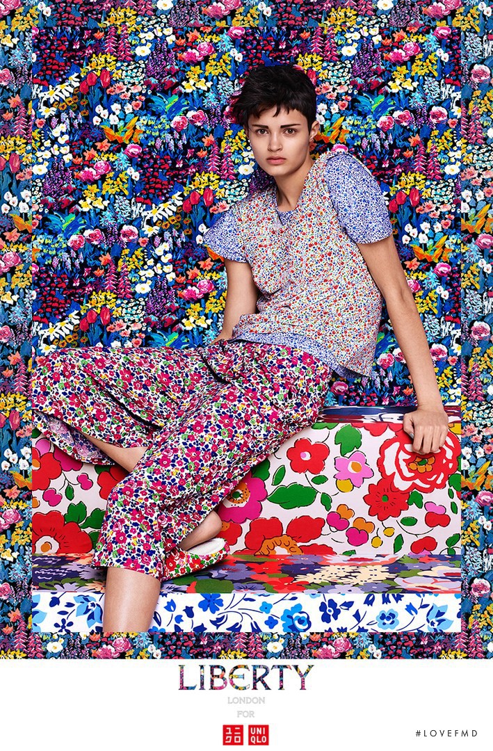 Isabella Emmack featured in  the Liberty advertisement for Spring/Summer 2016