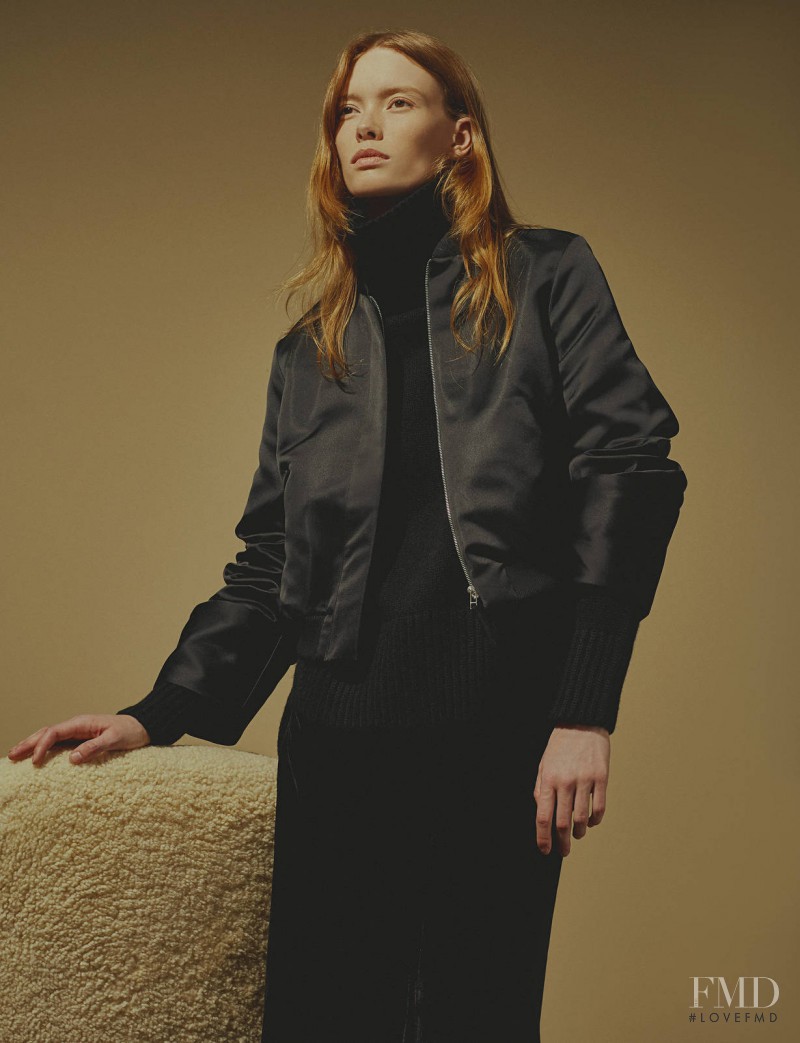 Julia Hafstrom featured in  the The Line lookbook for Fall 2016