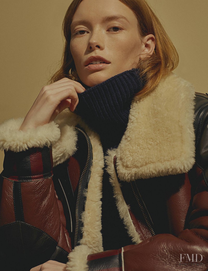 Julia Hafstrom featured in  the The Line lookbook for Fall 2016