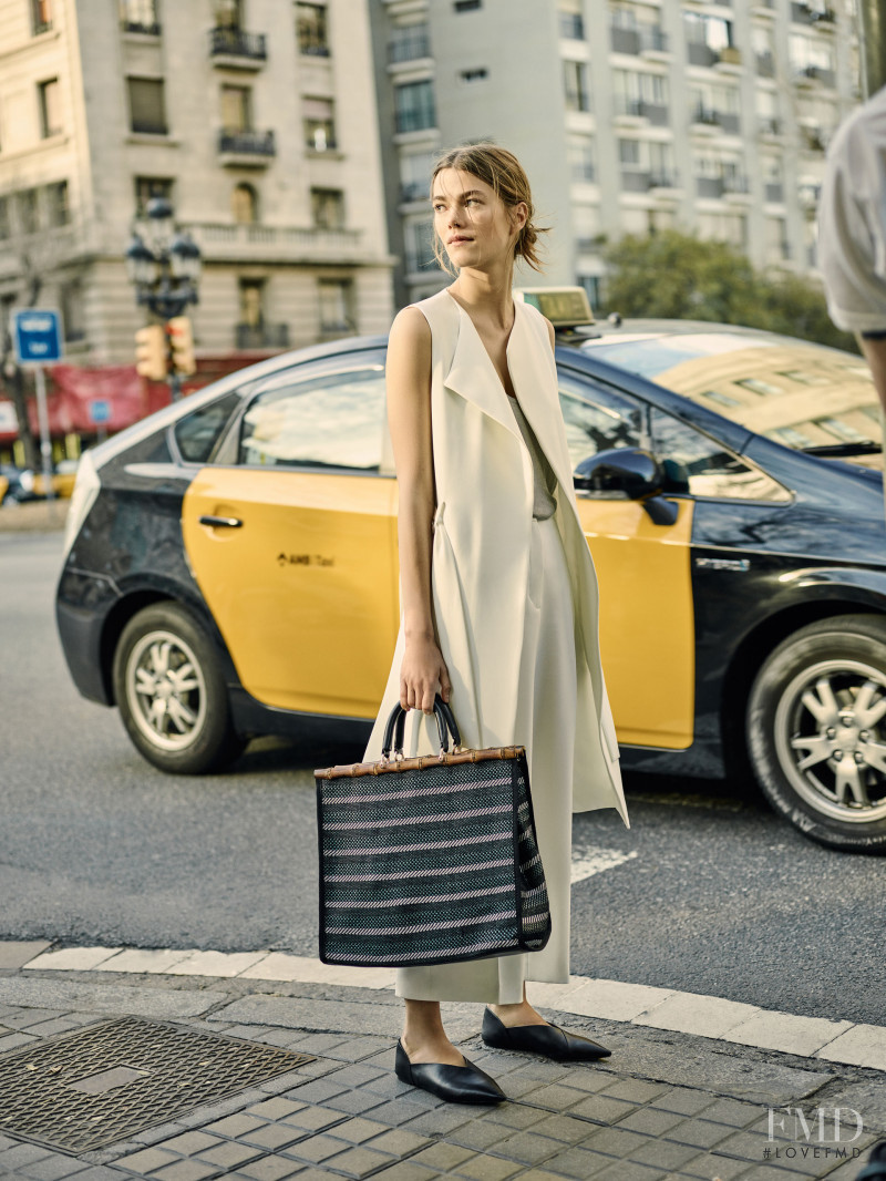 Mathilde Brandi featured in  the Zara Monday to Friday lookbook for Summer 2016