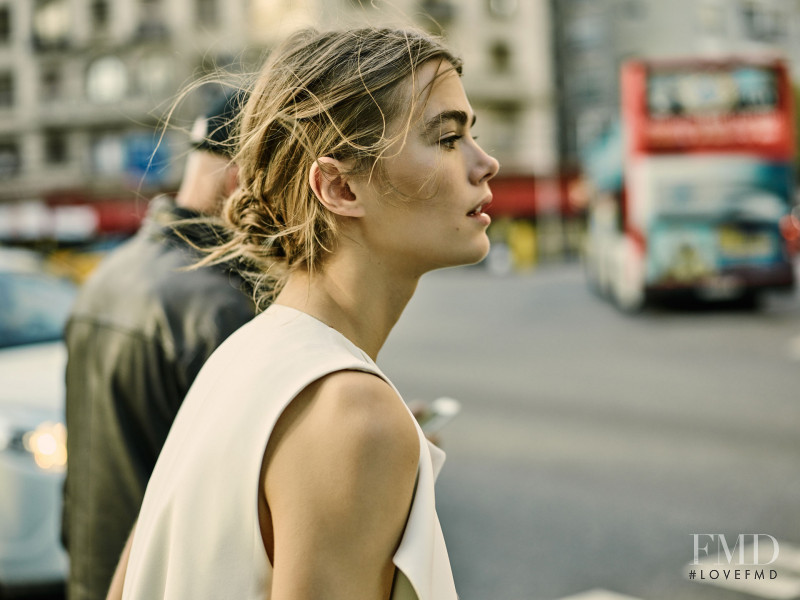 Mathilde Brandi featured in  the Zara Monday to Friday lookbook for Summer 2016