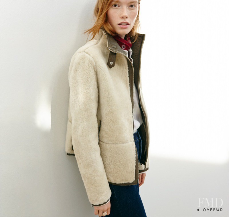 Julia Hafstrom featured in  the Madewell lookbook for Winter 2016