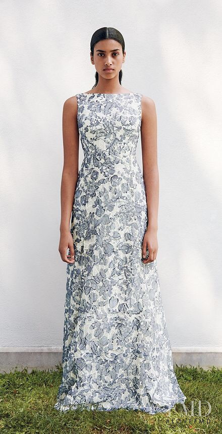 Imaan Hammam featured in  the Tory Burch lookbook for Resort 2015