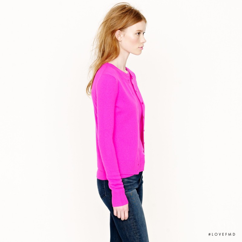 Julia Hafstrom featured in  the J.Crew catalogue for Autumn/Winter 2012