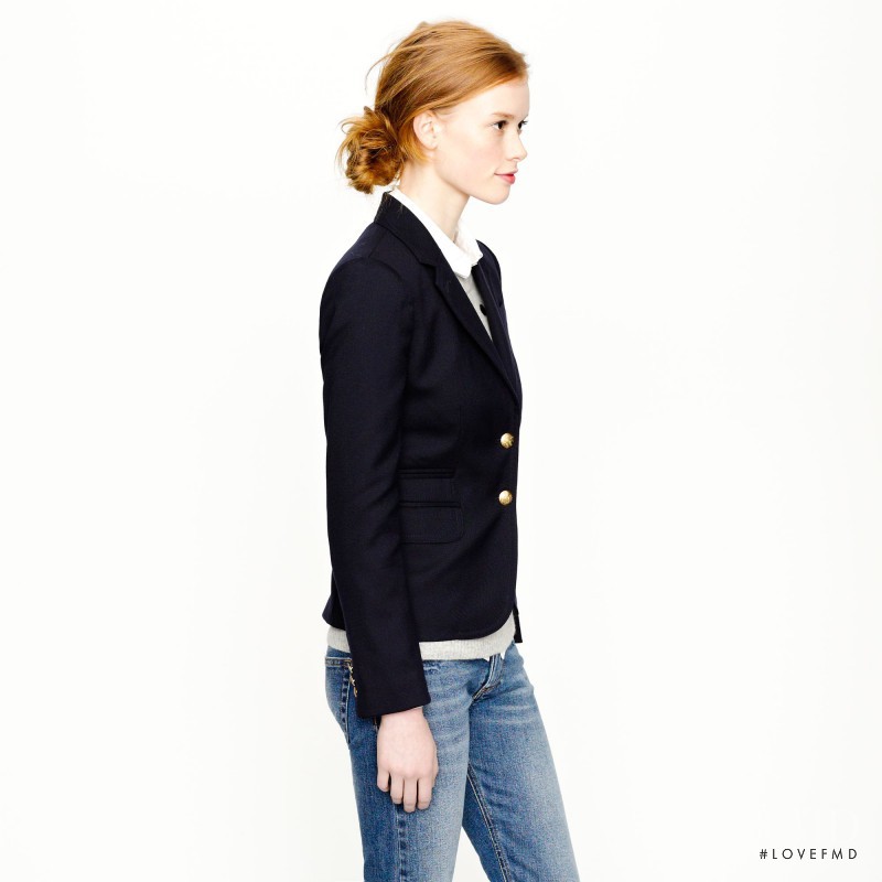 Julia Hafstrom featured in  the J.Crew catalogue for Autumn/Winter 2012