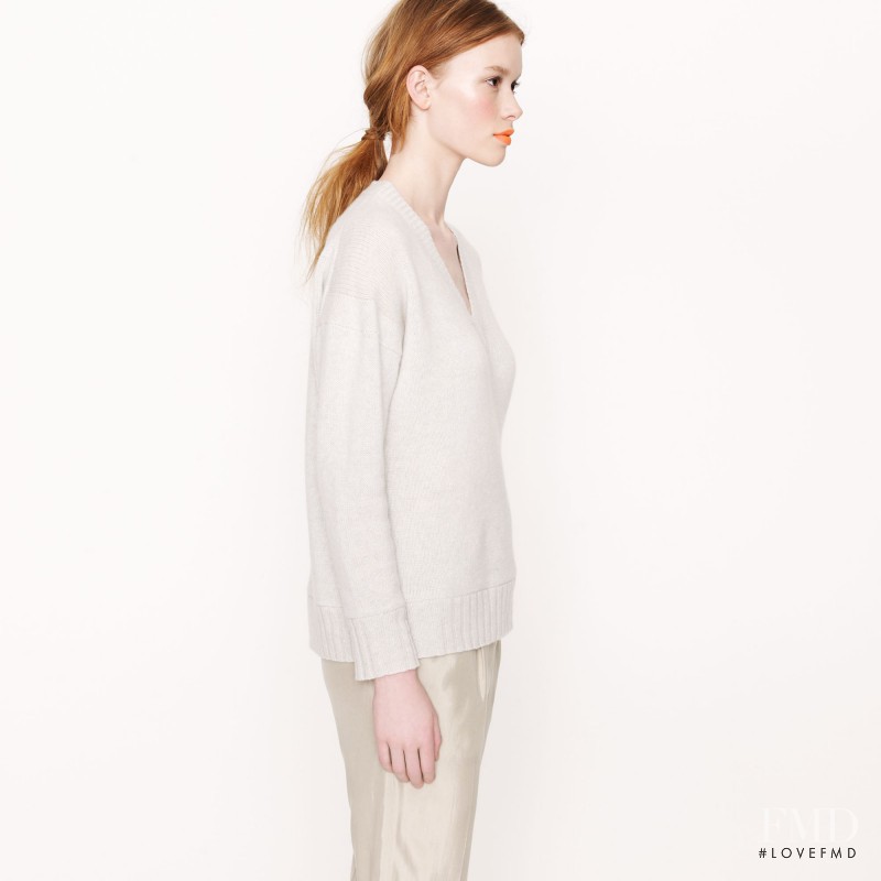 Julia Hafstrom featured in  the J.Crew catalogue for Autumn/Winter 2012