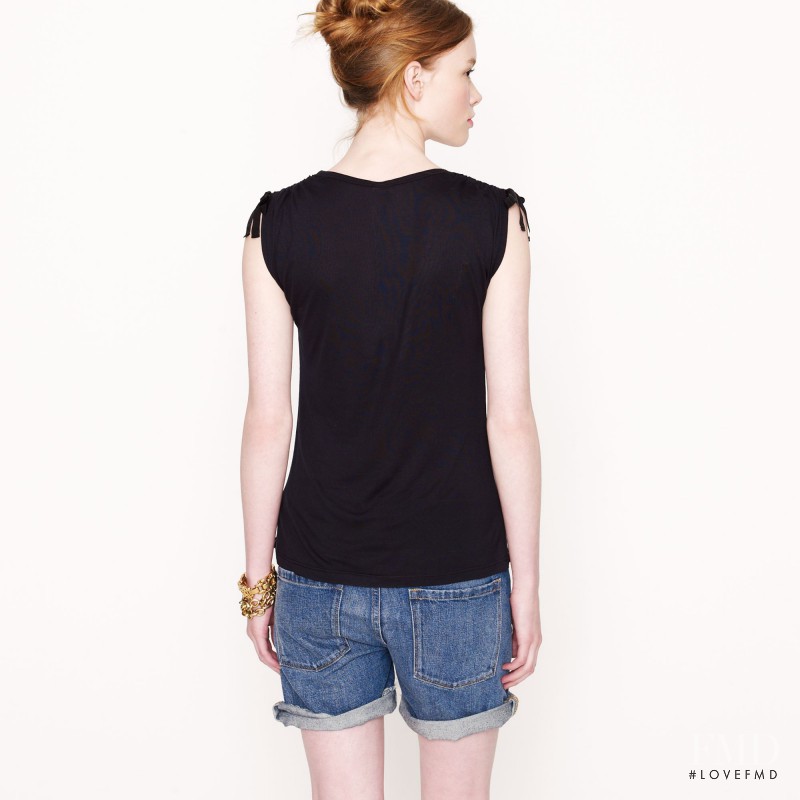 Julia Hafstrom featured in  the J.Crew catalogue for Autumn/Winter 2012