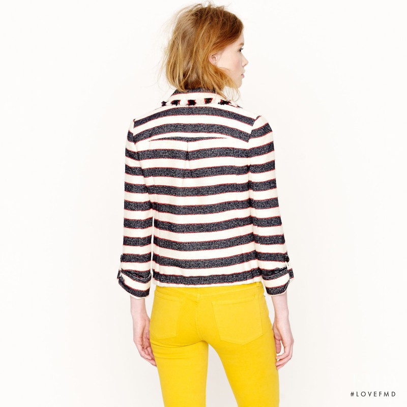 Julia Hafstrom featured in  the J.Crew catalogue for Autumn/Winter 2012