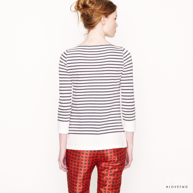Julia Hafstrom featured in  the J.Crew catalogue for Autumn/Winter 2012