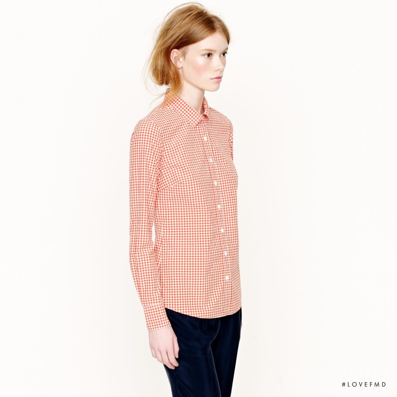 Julia Hafstrom featured in  the J.Crew catalogue for Autumn/Winter 2012