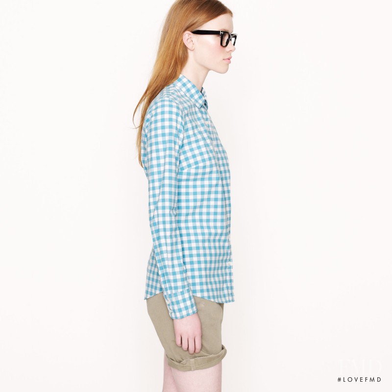 Julia Hafstrom featured in  the J.Crew catalogue for Autumn/Winter 2012