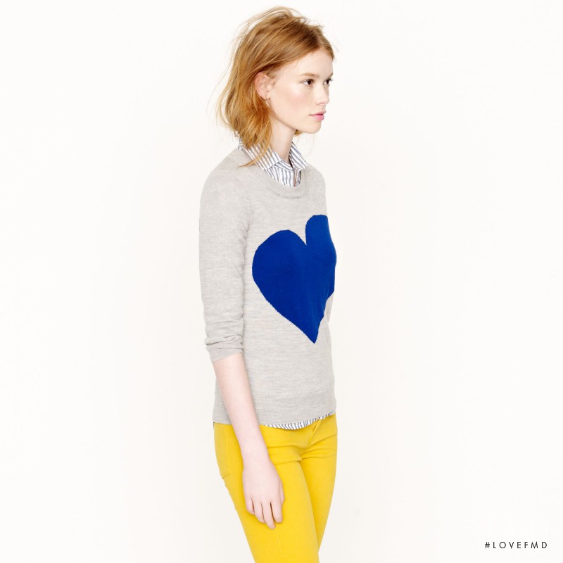 Julia Hafstrom featured in  the J.Crew catalogue for Autumn/Winter 2012