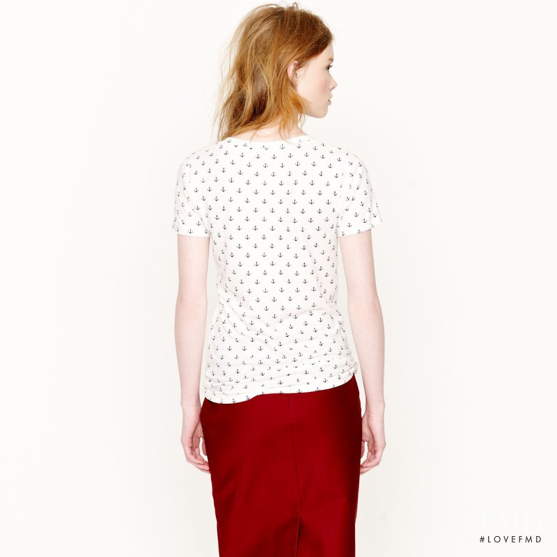 Julia Hafstrom featured in  the J.Crew catalogue for Autumn/Winter 2012