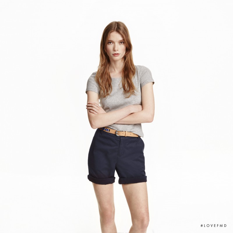 Julia Hafstrom featured in  the H&M catalogue for Summer 2016
