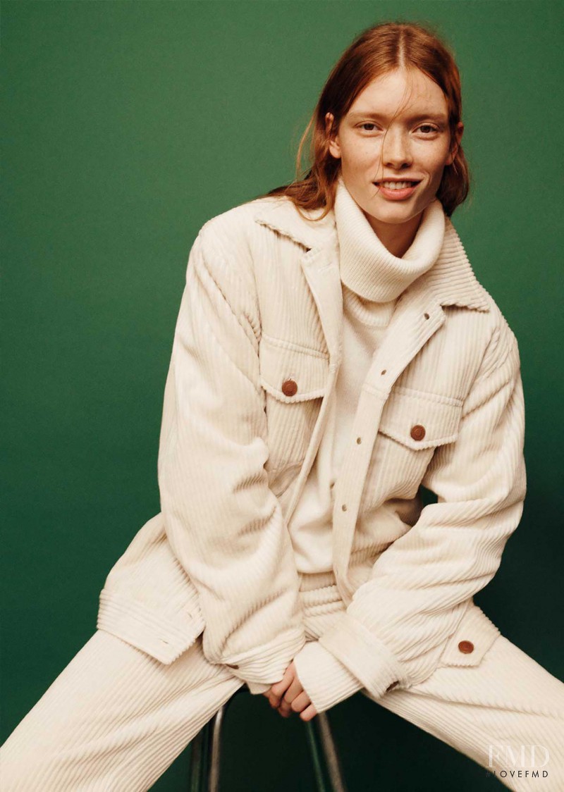 Julia Hafstrom featured in  the Sessun lookbook for Autumn/Winter 2016