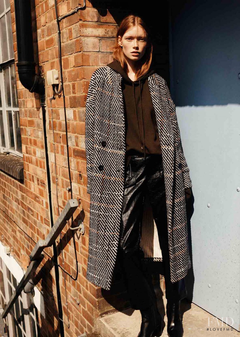 Julia Hafstrom featured in  the Sessun lookbook for Autumn/Winter 2016