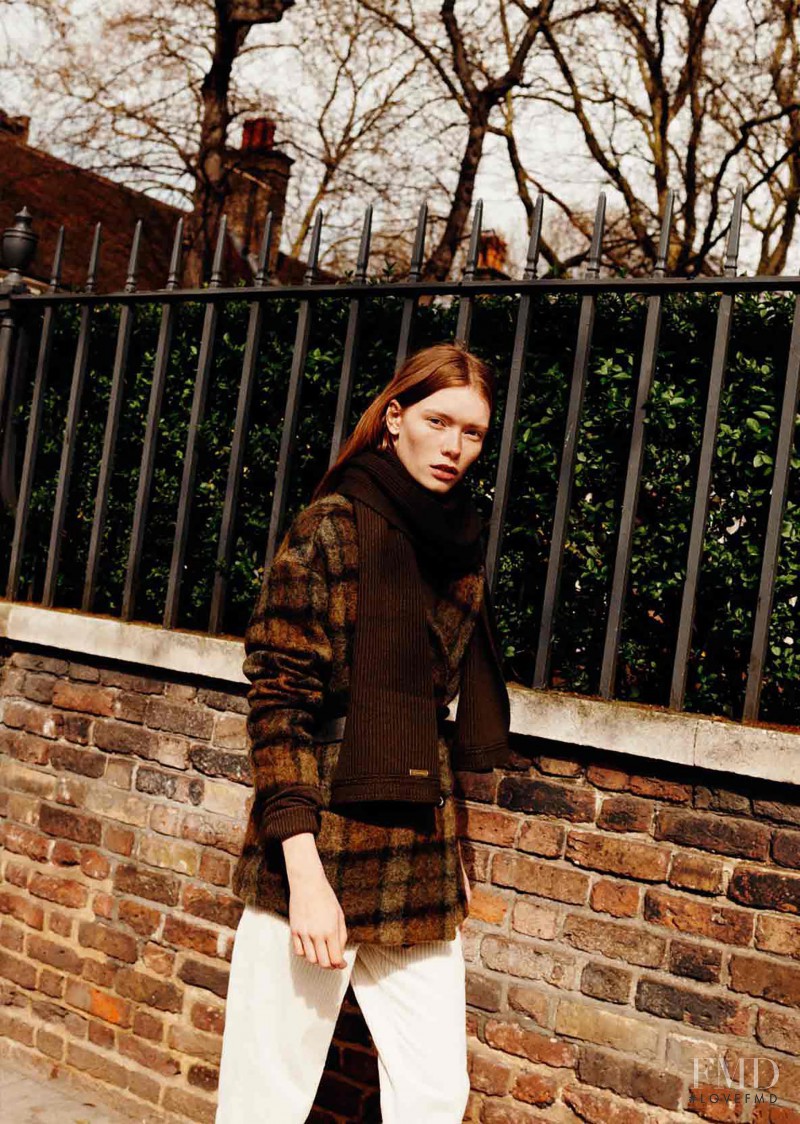 Julia Hafstrom featured in  the Sessun lookbook for Autumn/Winter 2016