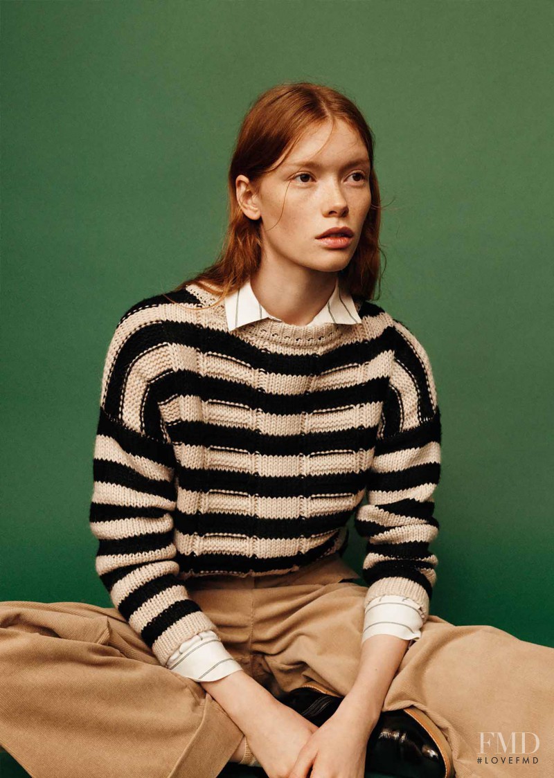 Julia Hafstrom featured in  the Sessun lookbook for Autumn/Winter 2016