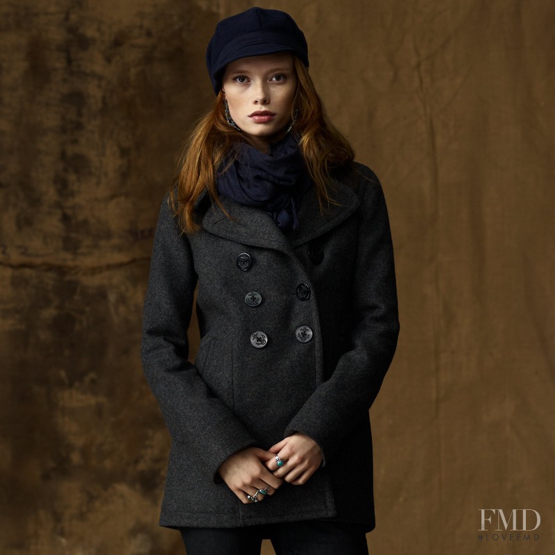 Julia Hafstrom featured in  the Denim & Supply Ralph Lauren lookbook for Autumn/Winter 2011