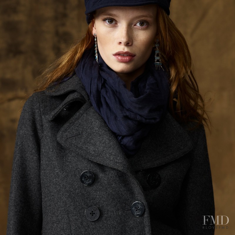 Julia Hafstrom featured in  the Denim & Supply Ralph Lauren lookbook for Autumn/Winter 2011