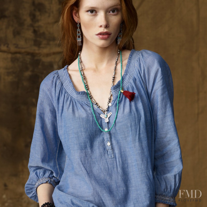 Julia Hafstrom featured in  the Denim & Supply Ralph Lauren lookbook for Autumn/Winter 2011