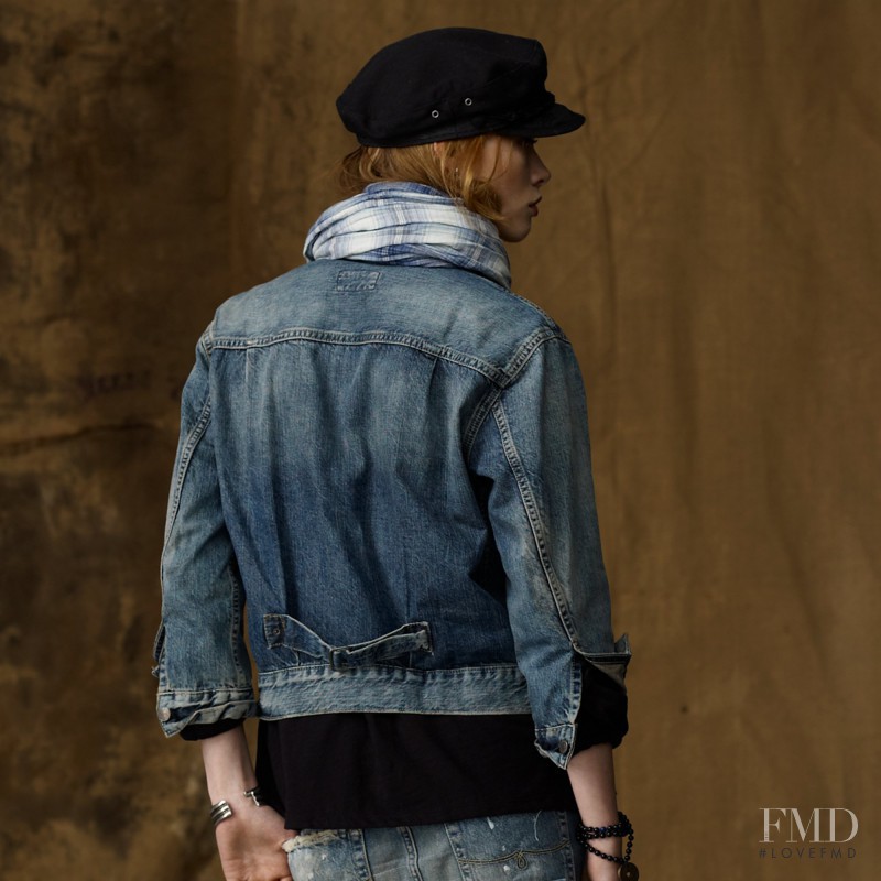 Julia Hafstrom featured in  the Denim & Supply Ralph Lauren lookbook for Autumn/Winter 2011