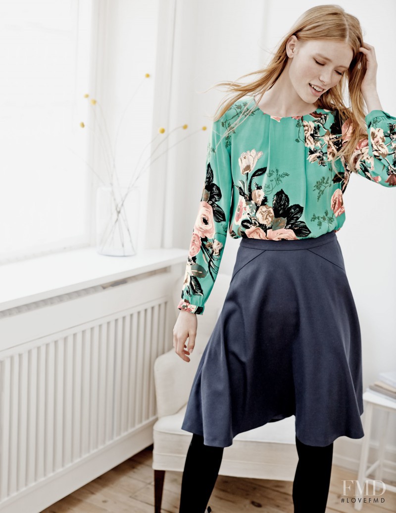 Julia Hafstrom featured in  the Boden catalogue for Winter 2015