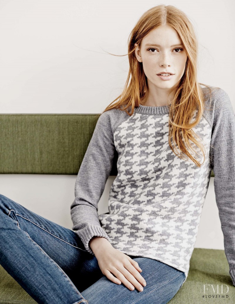 Julia Hafstrom featured in  the Boden catalogue for Winter 2015