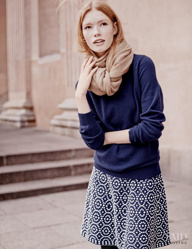 Julia Hafstrom featured in  the Boden catalogue for Winter 2015