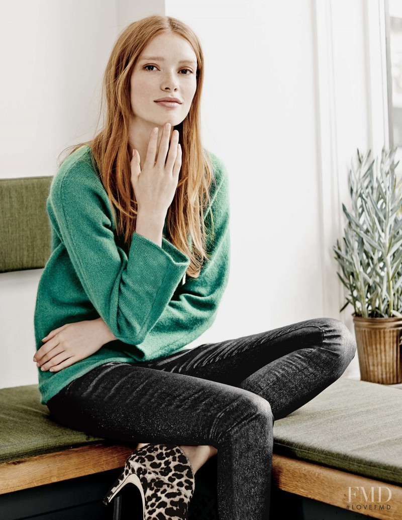 Julia Hafstrom featured in  the Boden catalogue for Winter 2015