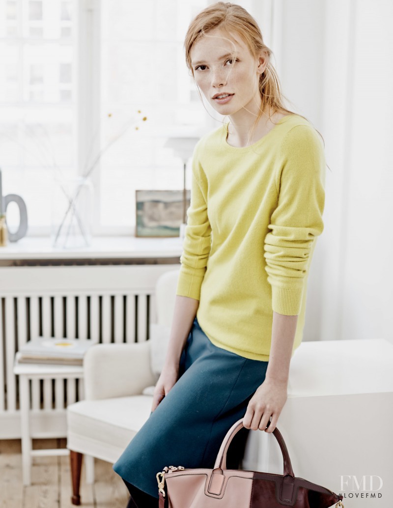 Julia Hafstrom featured in  the Boden catalogue for Winter 2015