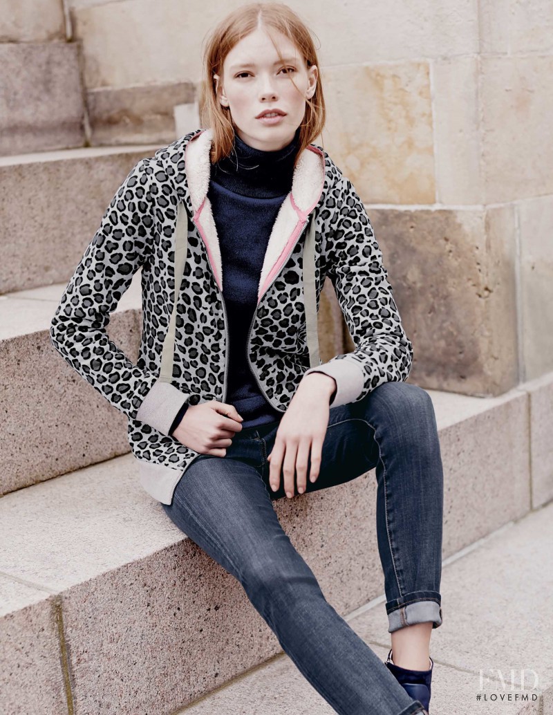 Julia Hafstrom featured in  the Boden catalogue for Winter 2015