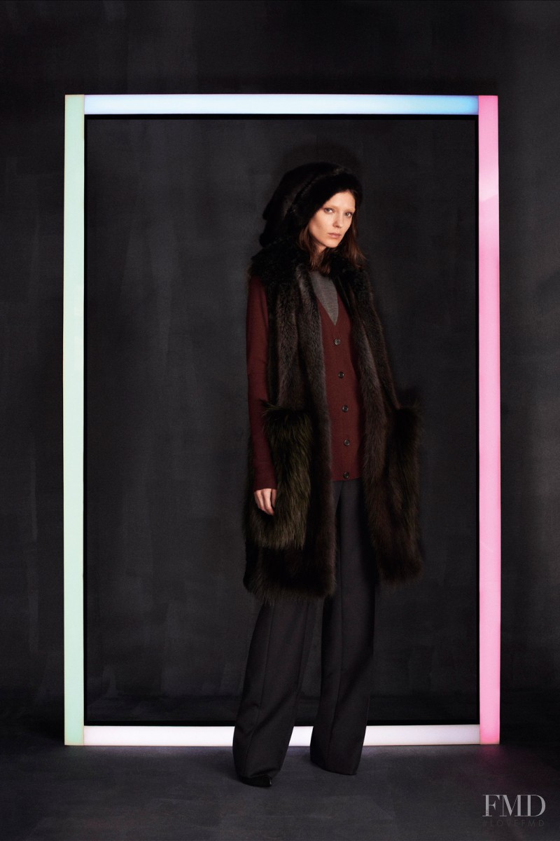 Kati Nescher featured in  the Louis Vuitton fashion show for Pre-Fall 2014